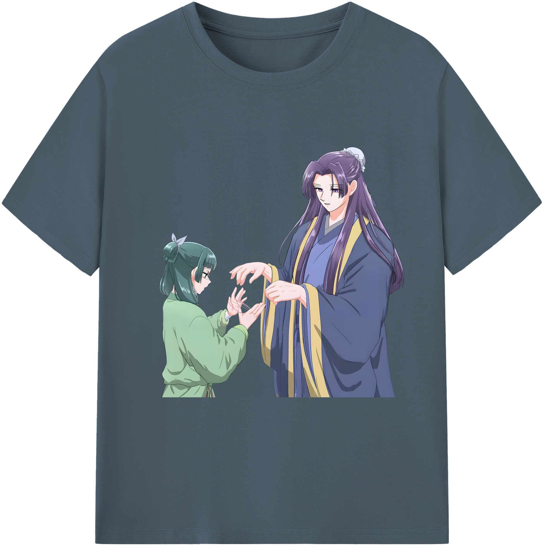 （画像用） 薬屋のひとりごと The Apothecary Diaries 綿100％半袖Tシャツ（フロントプリント）
